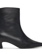 Tommy Hilfiger Боти Kitten Heel Leather Ankle Boot FW0FW09669
