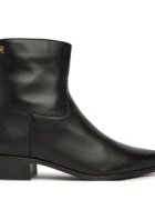 Tommy Hilfiger Боти Leather Ankle Boot W Zip FW0FW09921