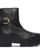 Tommy Hilfiger Боти Leather Chunky Th Buckled Boot FW0FW09549