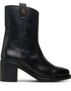 Tommy Hilfiger Боти Riding Lthr Mid Boot Block Heel FW0FW08776