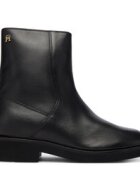 Tommy Hilfiger Боти Th Square Toe Leather Bootie FW0FW09046