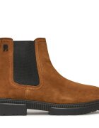 Tommy Hilfiger Боти тип челси Casual Cleated Suede Chelsea FM0FM05037
