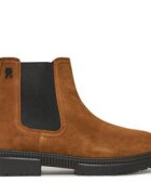 Tommy Hilfiger Боти тип челси Casual Cleated Suede Chelsea FM0FM05037