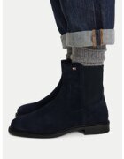 Tommy Hilfiger Боти тип челси Enamel Flag Suede Ankle Chelsea FW0FW09575