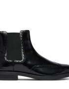 Tommy Hilfiger Боти тип челси Lth Abrasivato Brogue Chelsea FM0FM06079