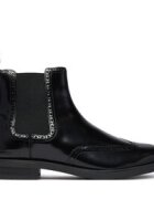 Tommy Hilfiger Боти тип челси Lth Abrasivato Brogue Chelsea FM0FM06079