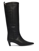 Tommy Hilfiger Ботуши Kitten Heel Leather High Boot FW0FW09568
