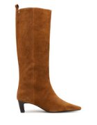 Tommy Hilfiger Ботуши Kitten Heel Suede High Boot FW0FW09655