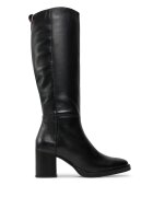 Tommy Hilfiger Ботуши Long Boot Mid Wrapped Lthr Heel FW0FW08099