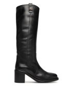 Tommy Hilfiger Ботуши Riding Lthr Long Boot Block Heel FW0FW08777