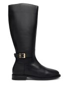 Tommy Hilfiger Ботуши Th Buckle Leather Knee Boot FW0FW09572