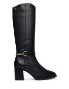 Tommy Hilfiger Ботуши Th Stud Heel Riding Knee Boot FW0FW09551