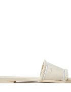 Tommy Hilfiger Чехли Fringe Canvas Flat Sandal FW0FW08908