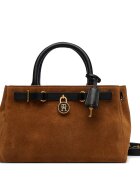 Tommy Hilfiger Дамска чанта American Icon Mini Tote Suede Le AW0AW18202