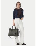 Tommy Hilfiger Дамска чанта Th Icon Satchel Mono AW0AW18923
