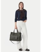 Tommy Hilfiger Дамска чанта Th Icon Satchel Mono AW0AW18923