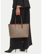 Tommy Hilfiger Дамска чанта Th Monoplay Leather Tote AW0AW17416