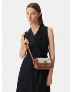 Tommy Hilfiger Дамска чанта Th Script Flap Crossover Canvas AW0AW18737