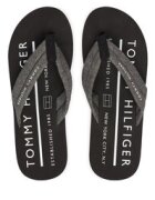 Tommy Hilfiger Джапанки Hilfiger Chambray Beach Sandal FM0FM05751