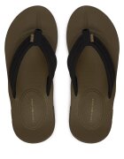 Tommy Hilfiger Джапанки Molded Hilfiger Lth Beach Sandal FM0FM05802