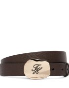 Tommy Hilfiger Колан Th Plaque 2.5 Pebble AW0AW19152