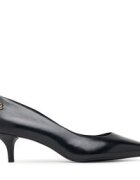 Tommy Hilfiger Обувки на ток Kitten Heel Court Leather Shoe FW0FW09526