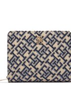 Tommy Hilfiger Портфейл Th Icon Med Za W/ Flap Jacquard AW0AW18759