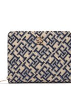 Tommy Hilfiger Портфейл Th Icon Med Za W/ Flap Jacquard AW0AW18759