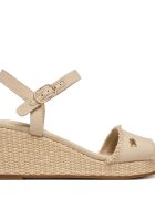 Tommy Hilfiger Сандали Mid Woven Wedge Espad Fringe FW0FW09470
