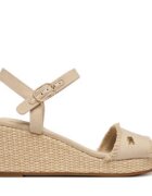 Tommy Hilfiger Сандали Mid Woven Wedge Espad Fringe FW0FW09470