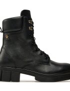 Tommy Hilfiger Туристически oбувки Lace-Up Biker Leather FW0FW08167