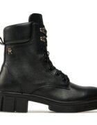 Tommy Hilfiger Туристически oбувки Lace-Up Biker Leather FW0FW08167