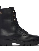 Tommy Hilfiger Зимни обувки TH Stud Leather Lace-Up Boot FW0FW09571