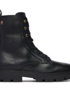 Tommy Hilfiger Зимни обувки TH Stud Leather Lace-Up Boot FW0FW09571