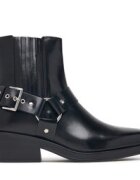 Tommy Jeans Боти Tjw Buckle Leather Cowboy Boots EN0EN03143