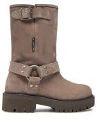 Tommy Jeans Боти Tjw Urban Biker Boot Suede EN0EN02729