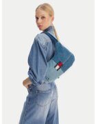 Tommy Jeans Дамска чанта Tjw Denim Patchwork Shoulder Bag AW0AW18471