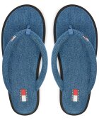 Tommy Jeans Джапанки Tjw Padded Denim Casual Sandal EN0EN03021