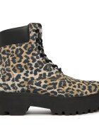 Tommy Jeans Зимни обувки Tjw Platform Cheetah Boots EN0EN03140