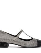 Tory Burch Балеринки Cap-Toe T-Strap Pave Heeled 159830