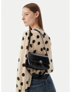 Tory Burch Дамска чанта Charlie Embossed Croc Small Shoulder Bag 183522
