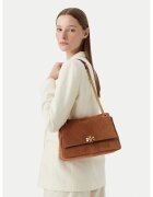 Tory Burch Дамска чанта Charlie Quilted Suede Shoulder Bag 183357