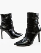 Exist Shoes Ботини Anexat Черни