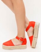Exist Shoes Платформи Pety Червени