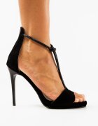 Exist Shoes Сандали на ток Aneama 2 Черни