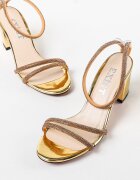 Exist Shoes Сандали на ток Anody Златни