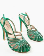 Exist Shoes Сандали на ток Bagaz Зелени