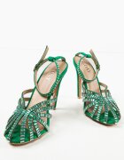 Exist Shoes Сандали на ток Bagaz Зелени