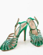 Exist Shoes Сандали на ток Bagaz Зелени