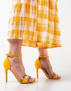 Exist Shoes Сандали на ток Barz 2 Жълти